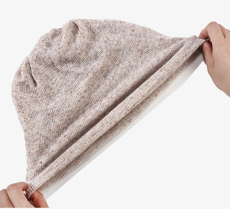 Pandaize Summer Breathable Hollow-out Slouchy Beanie | 2-in-1 Beanie & Neck Warmer
