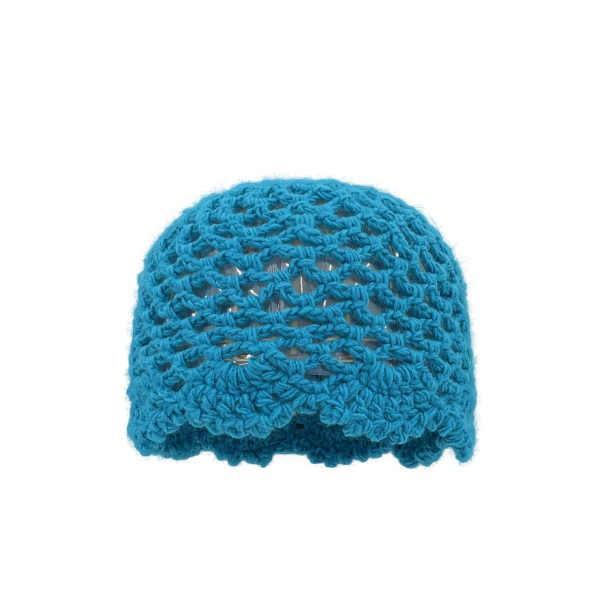 Vintage Openwork Knit Beanie - Tie-Dye, Slouchy Fit, Warm for Outdoor Commute & Gatherings