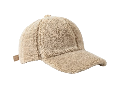 Lambswool Hat: Fashionable All-Match Plush Duckbill Cap for Autumn/Winter - Thickened for Warmth, Baseball Style