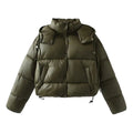Warm Winter Puffer Coat with Hood