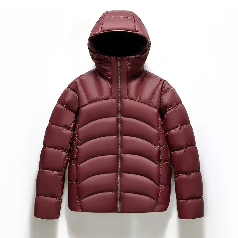 Warm Hooded Puffer Down Jacket