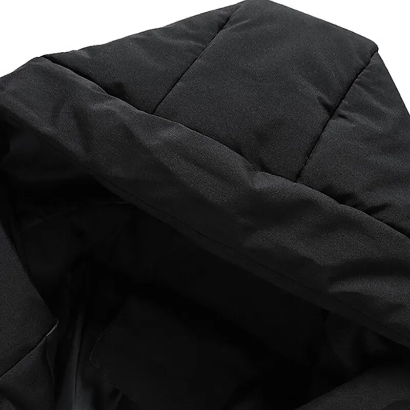 Warm Men's Puffer Hooded Winter Coat