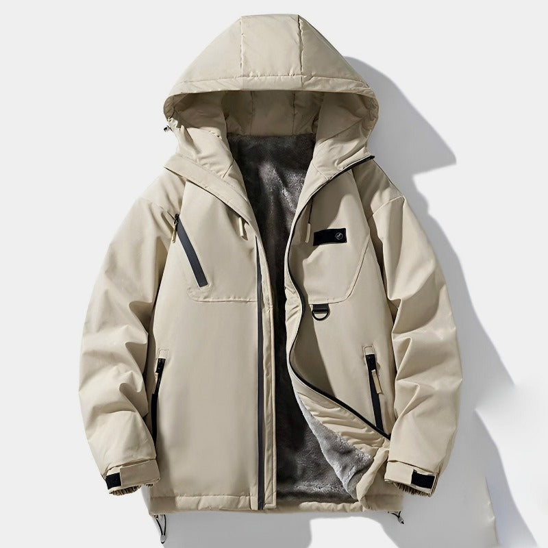Casual Fit Hooded Winter Coat
