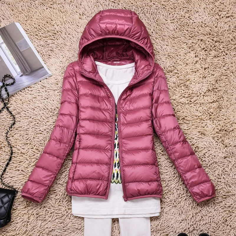 Warm Quilted Hooded Winter Jacket