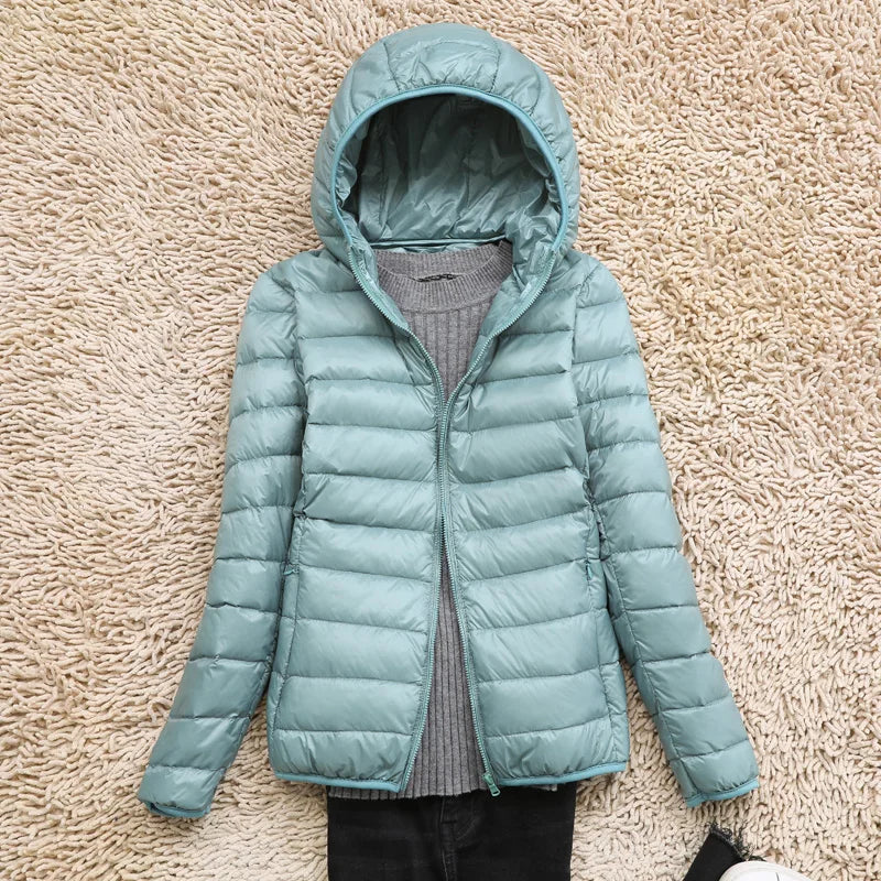 Warm Quilted Hooded Winter Jacket