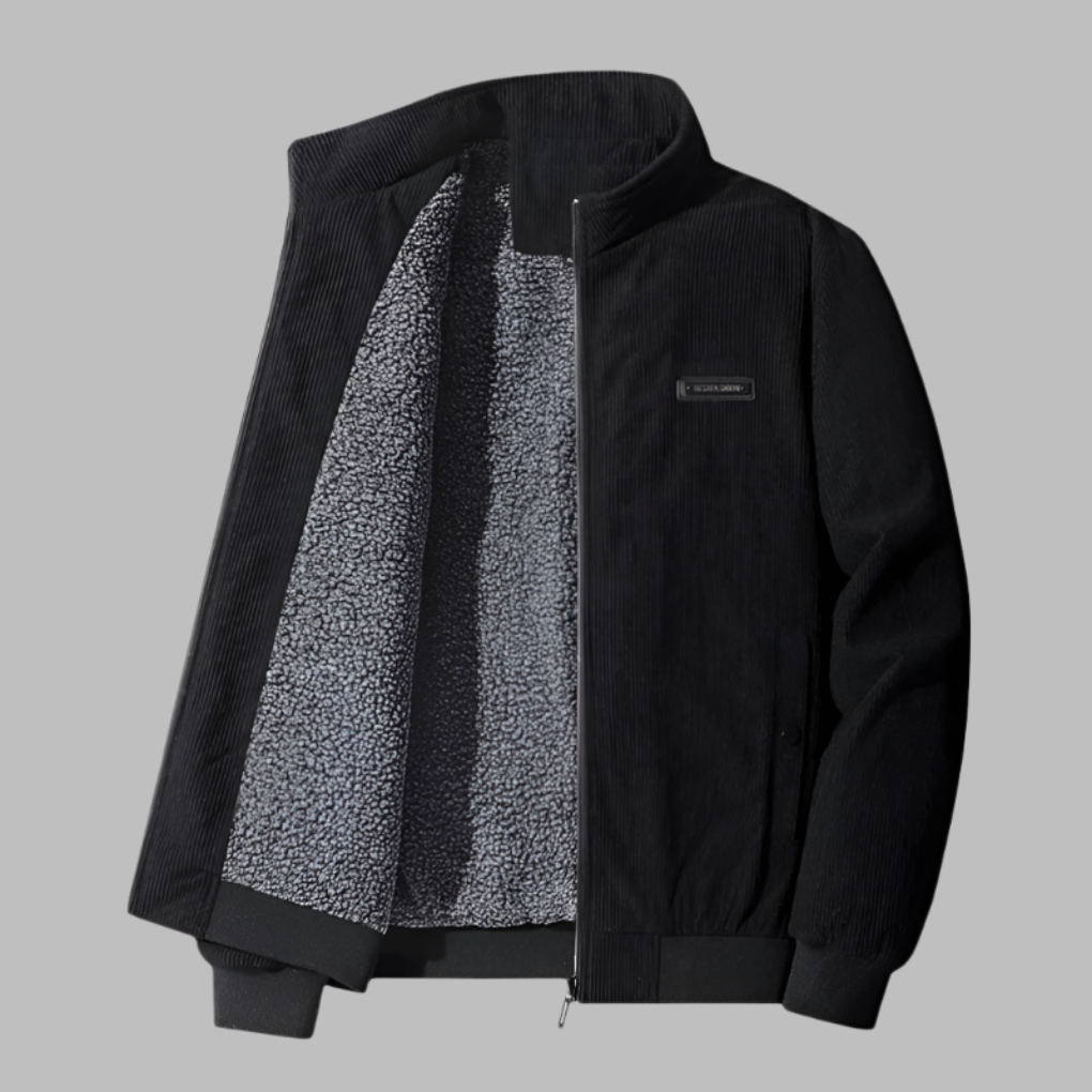 Rugged Textured Cold Weather Coat