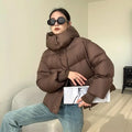 Warm Water-Resistant Puffer Coat for Women