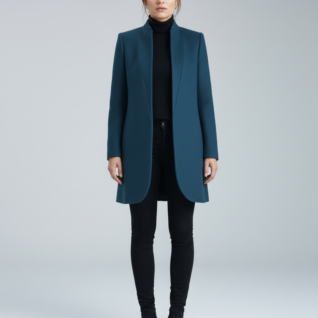 Trendy High Neck Winter Coat