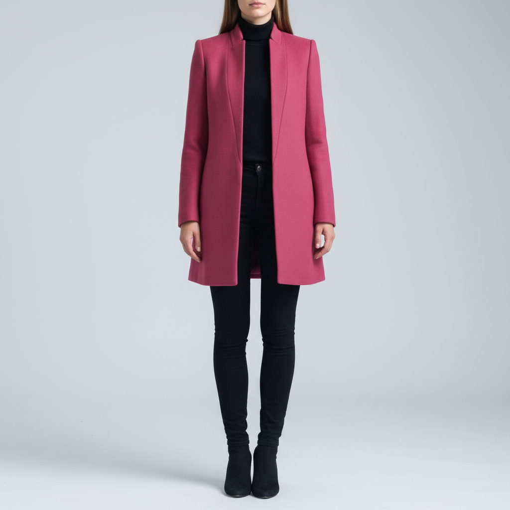 Trendy High Neck Winter Coat