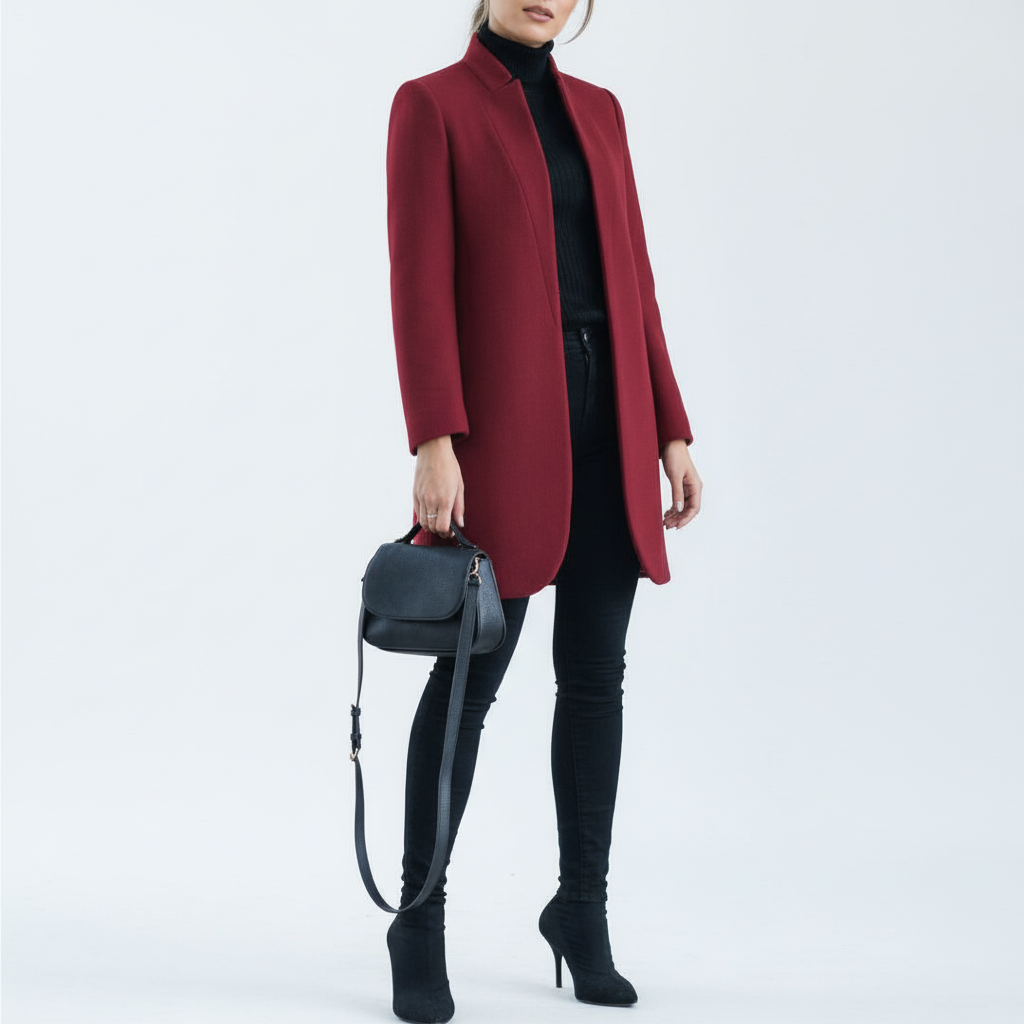 Trendy High Neck Winter Coat