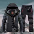 Waterproof Men's Snow Ski Jacket Set