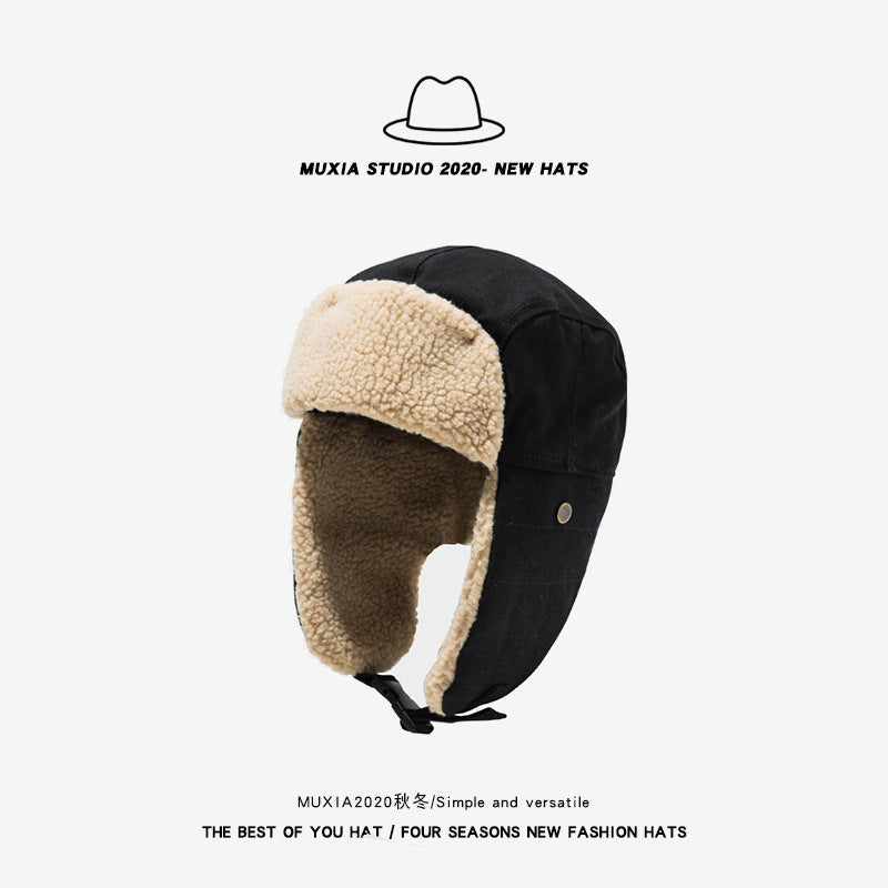 Warm Lei Feng Hat: Korean Style for Winter Riding