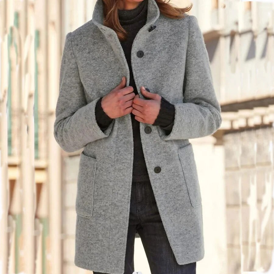 Warm Faux Wool Winter Jacket