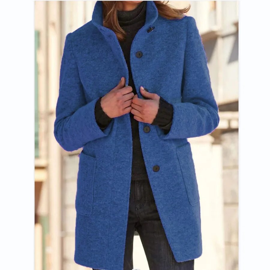 Warm Faux Wool Winter Jacket