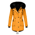 Warm Fleece Hooded Parka Jacket
