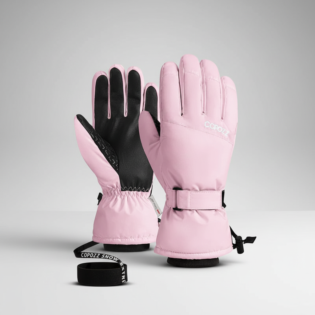 Warm Insulated Snow Gloves for Men Women
