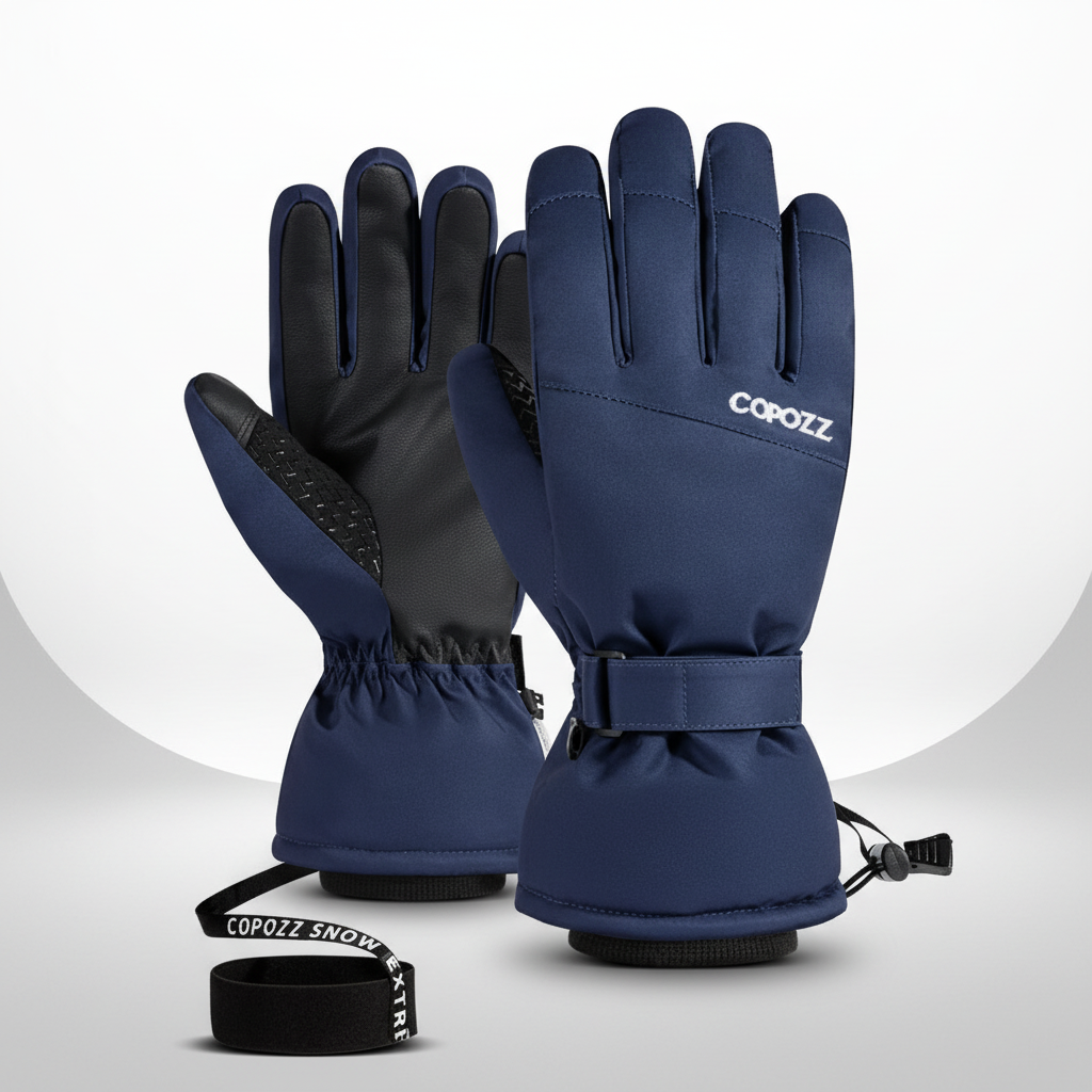 Warm Insulated Snow Gloves for Men Women