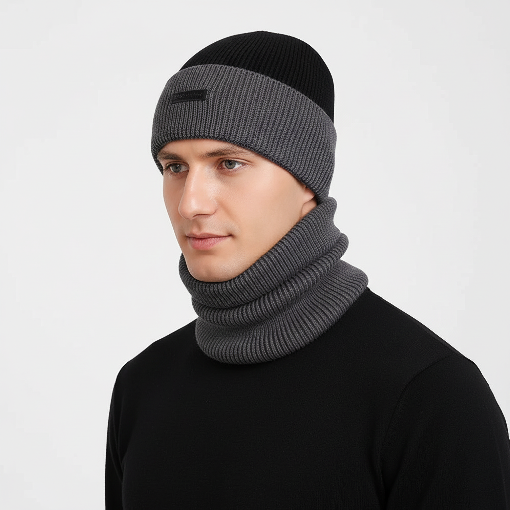 Cozy Hat and Scarf Set - Winter Accessory