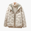 Warm Women's Quilted Hooded Parka Jacket