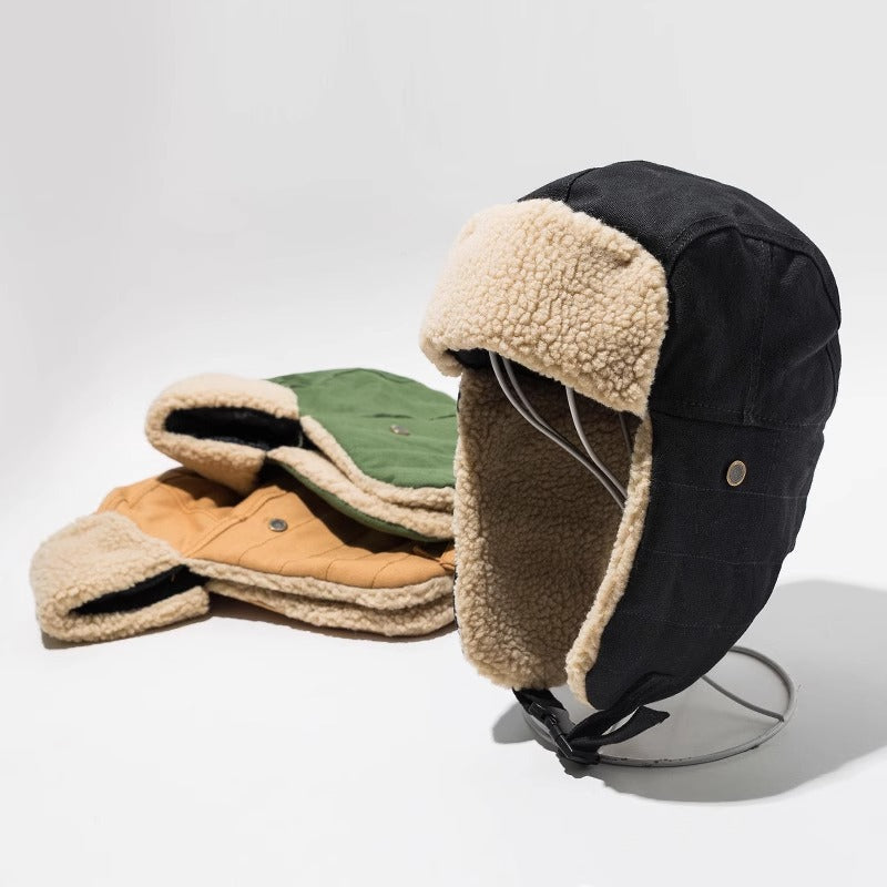 Warm Lei Feng Hat: Korean Style for Winter Riding