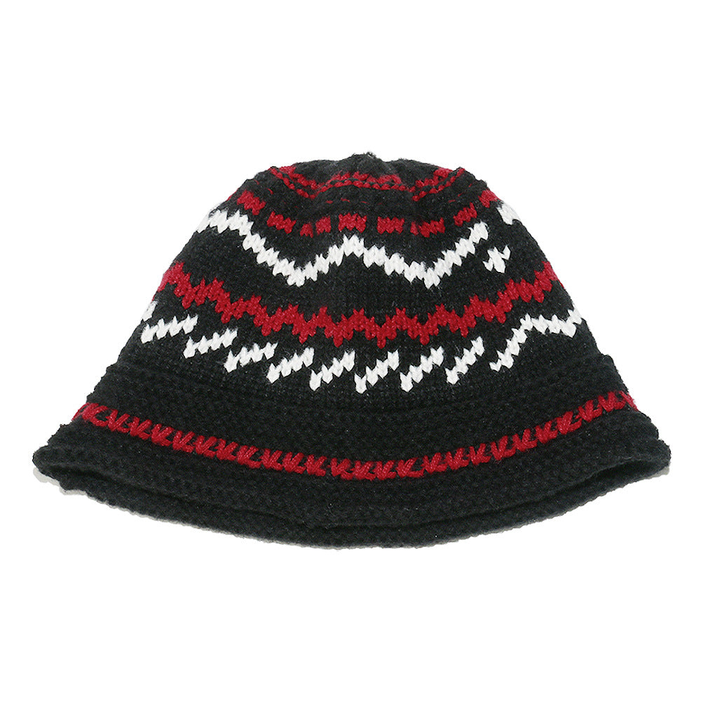 Bohemian Fair Isle Earflap Beanie - Cozy Knit Hat