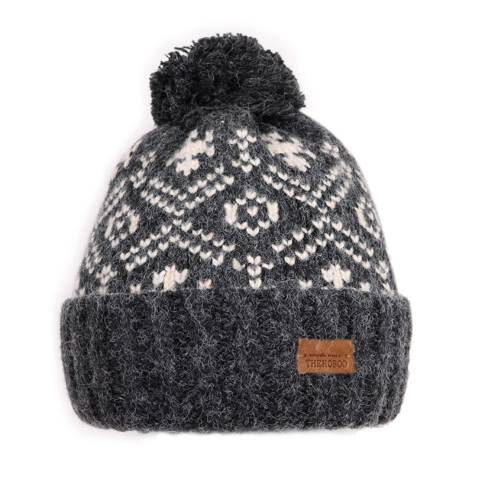 Cozy Korean Red Wool Hat: Ear Protection & Winter Warmth