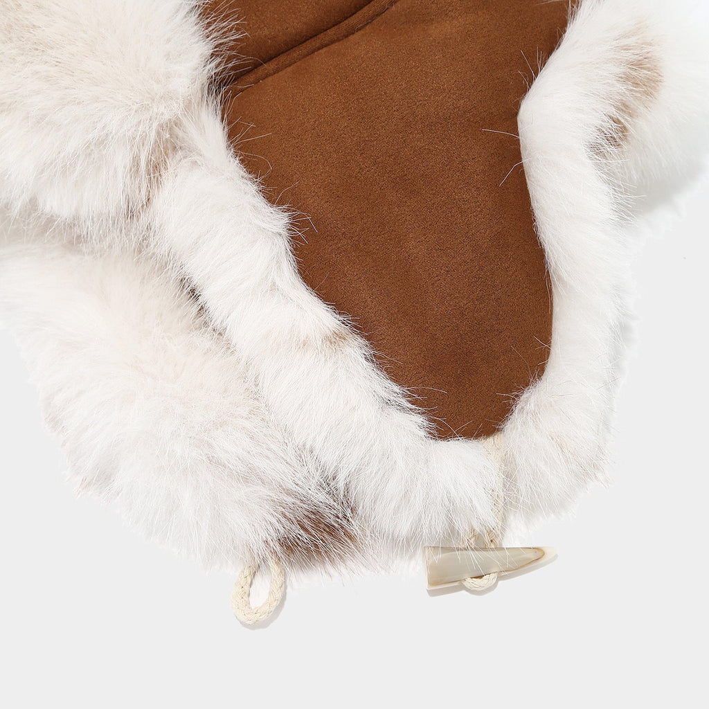 Warm Suede Lei Feng Hat for Cycling & Skiing