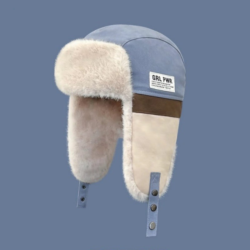Warm Plush Lei Feng Hat - Korean Style Winter Ski Hat