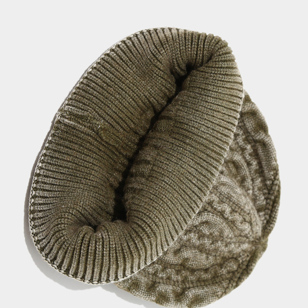 Warm Twist Knit Beanie - Cozy Unisex Winter Hat