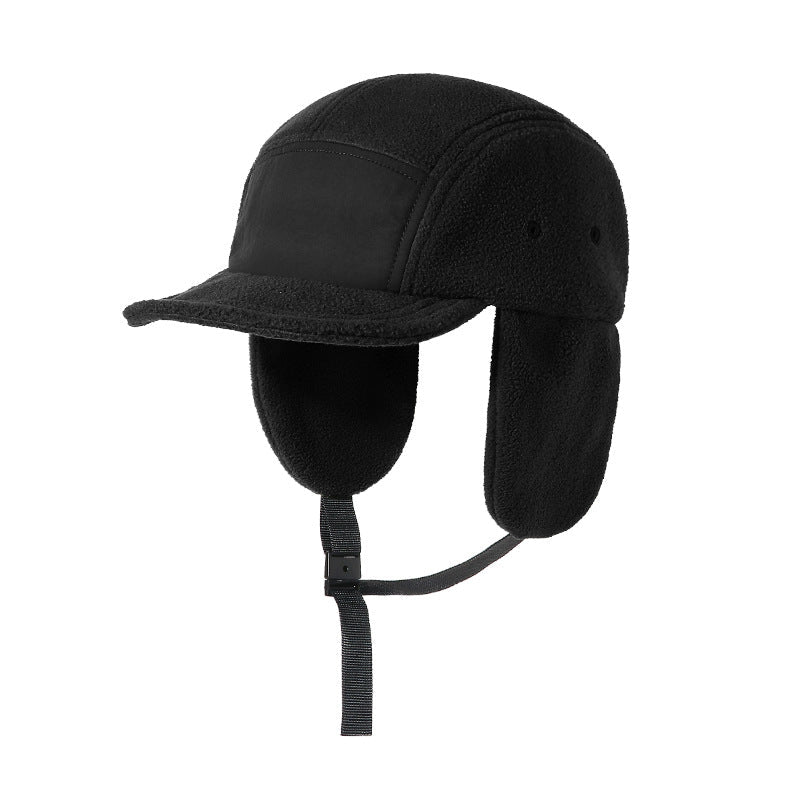Warm Fleece Baseball Cap with Ear Protection