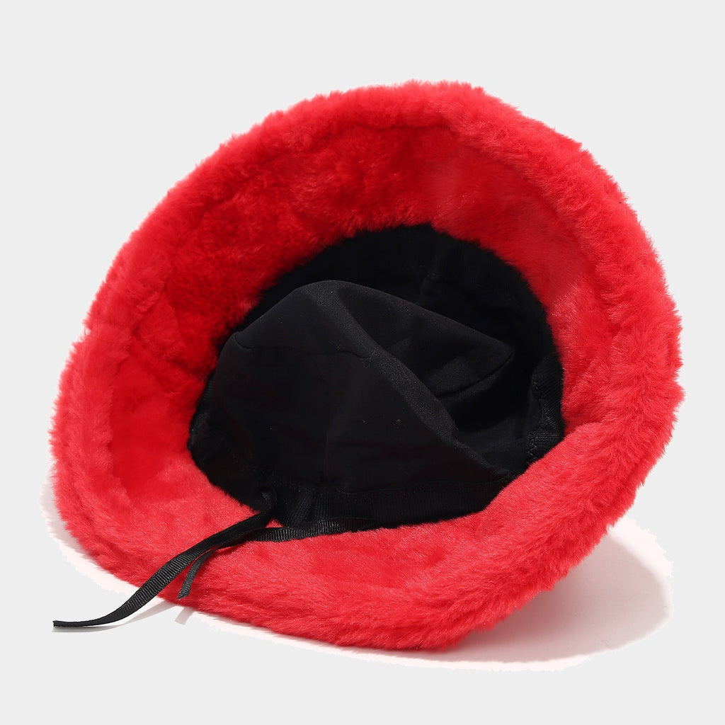 Cozy Christmas Faux Fur Fisherman Hat