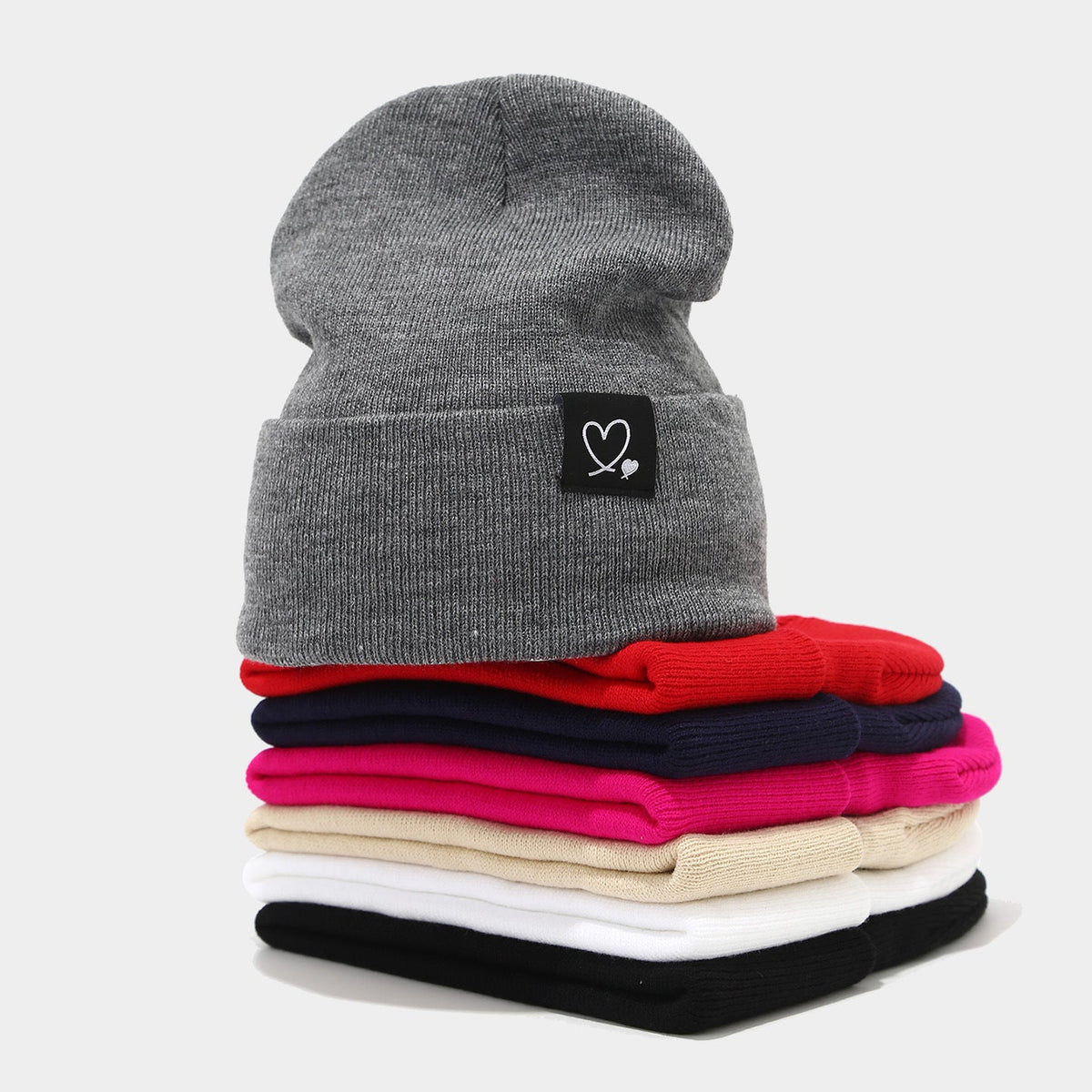 Warm Heart Beanie: Cozy Unisex Winter Hat