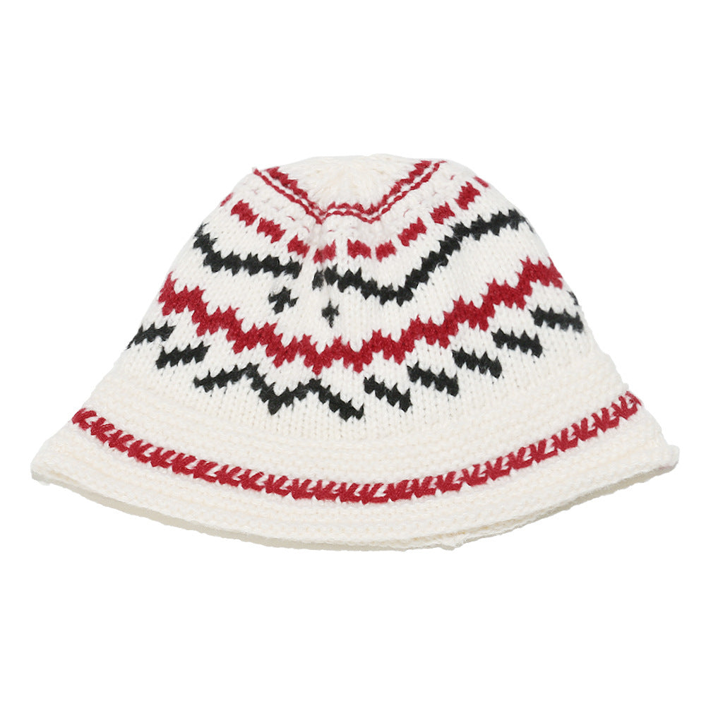 Bohemian Fair Isle Earflap Beanie - Cozy Knit Hat