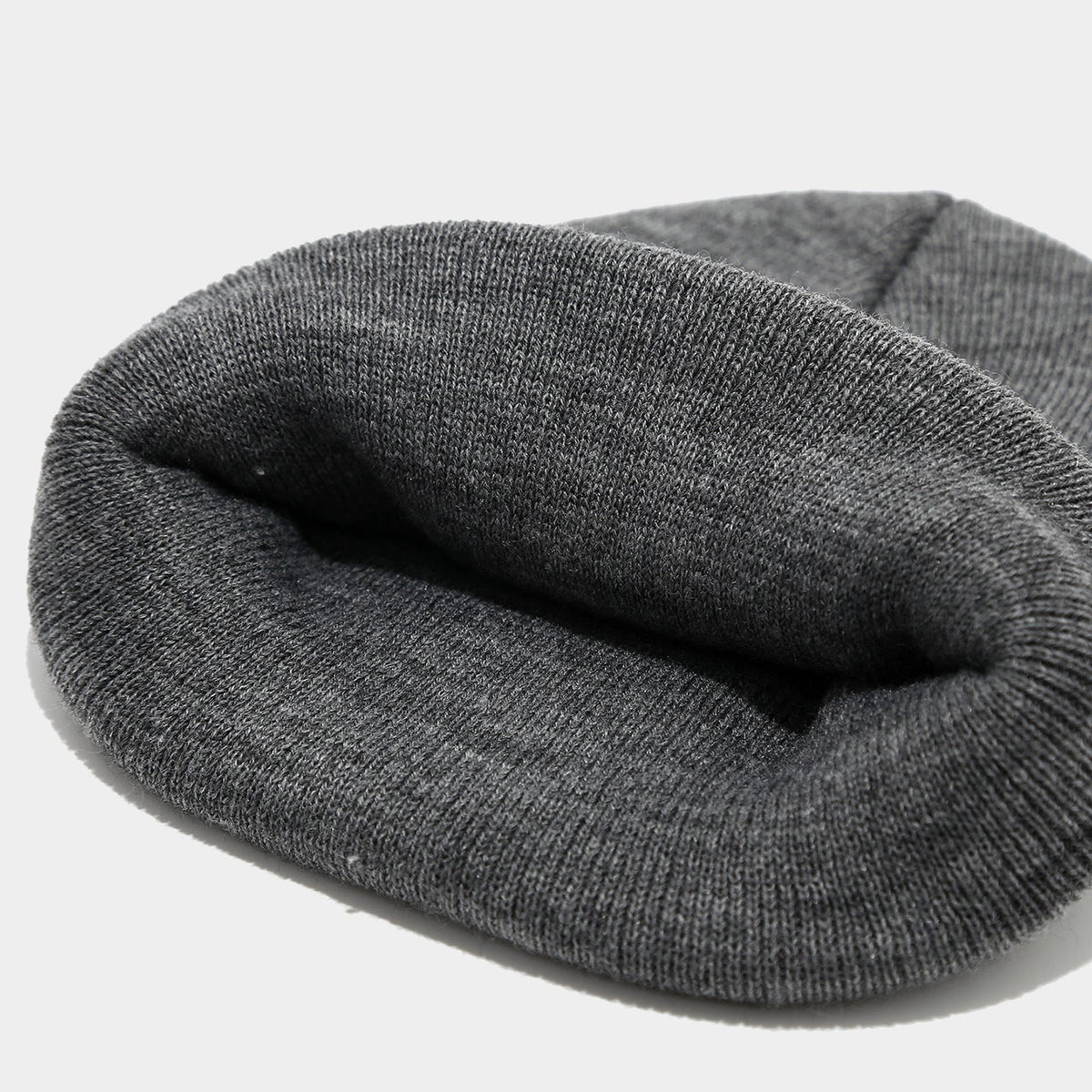 Embroidered Mountain Sun Beanie - Warm Knit Hat