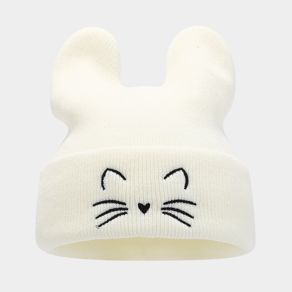 Cute Cat Ear Knit Beanie - College Style