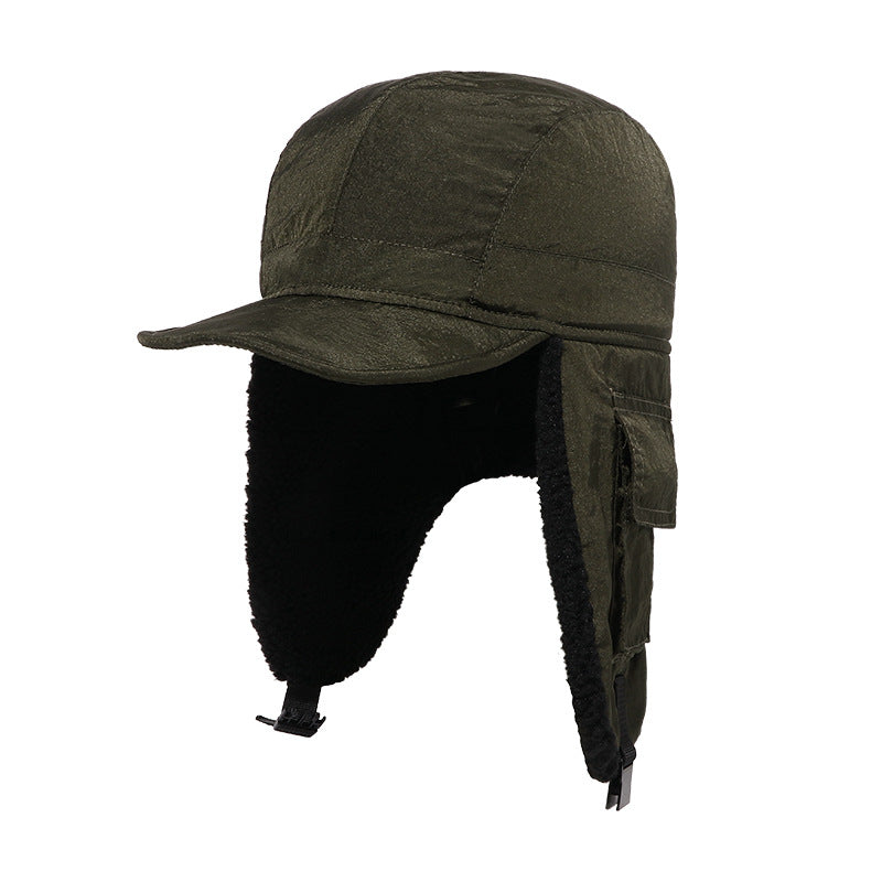 Warm Winter Baseball Cap with Ear Protection