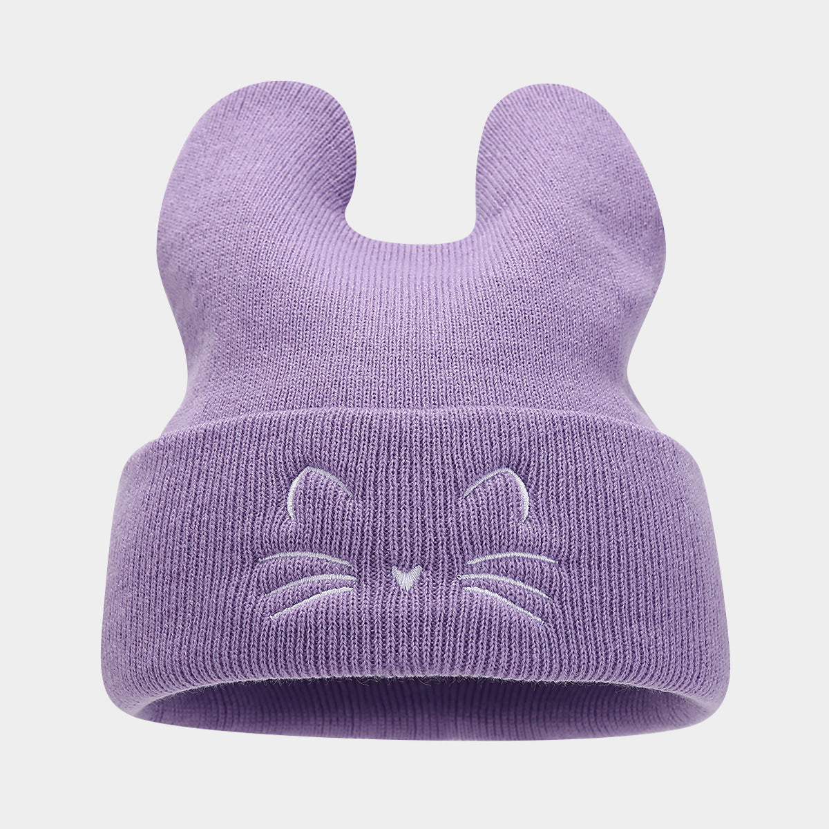 Cute Cat Ear Knit Beanie - College Style