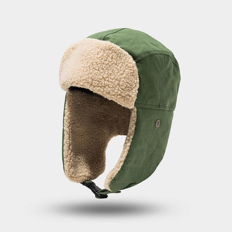 Warm Lei Feng Hat: Korean Style for Winter Riding