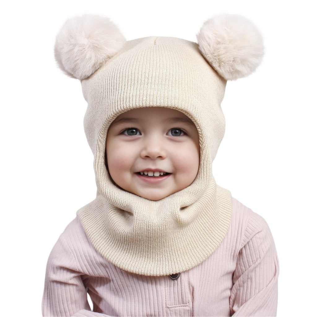 Kids Fleece Lined Earflap Hat & Scarf Set