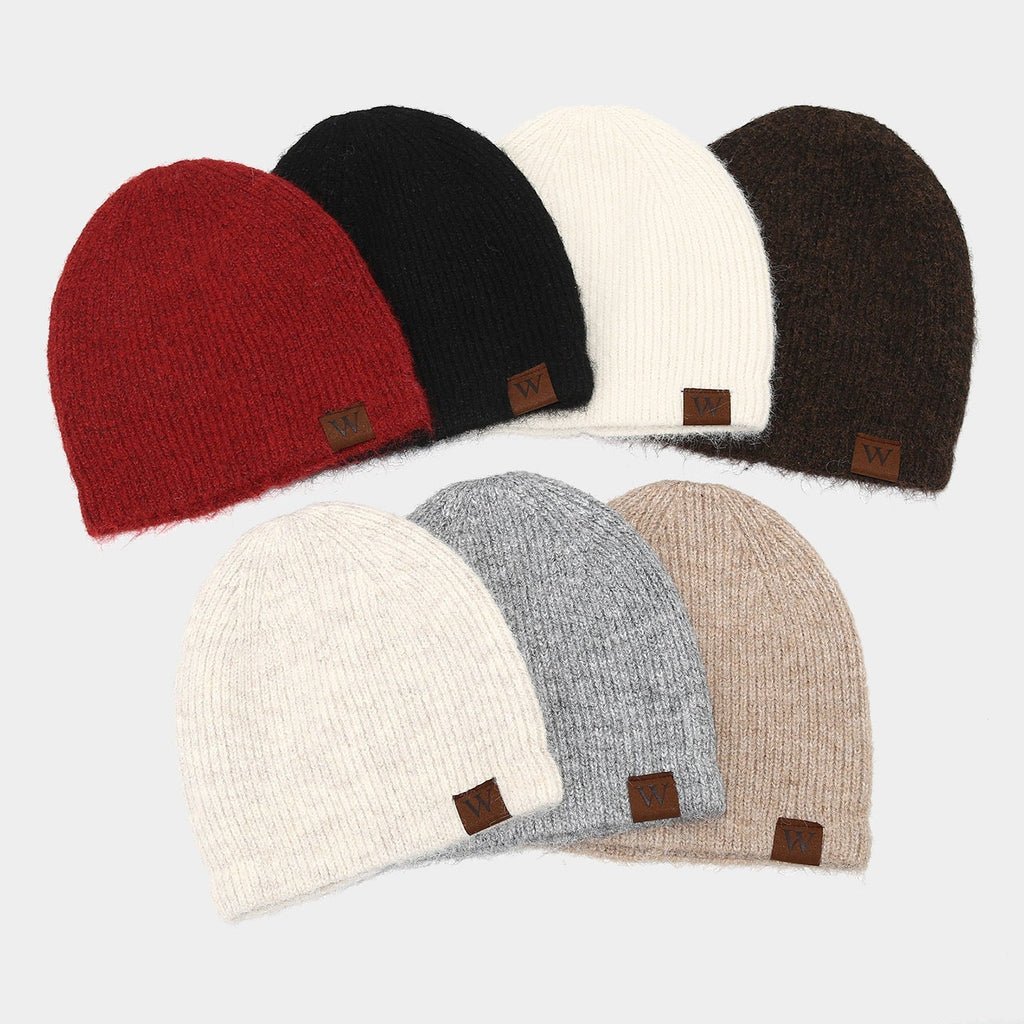 Retro Stripe Knit Beanie - Cozy & Stylish Winter Hat