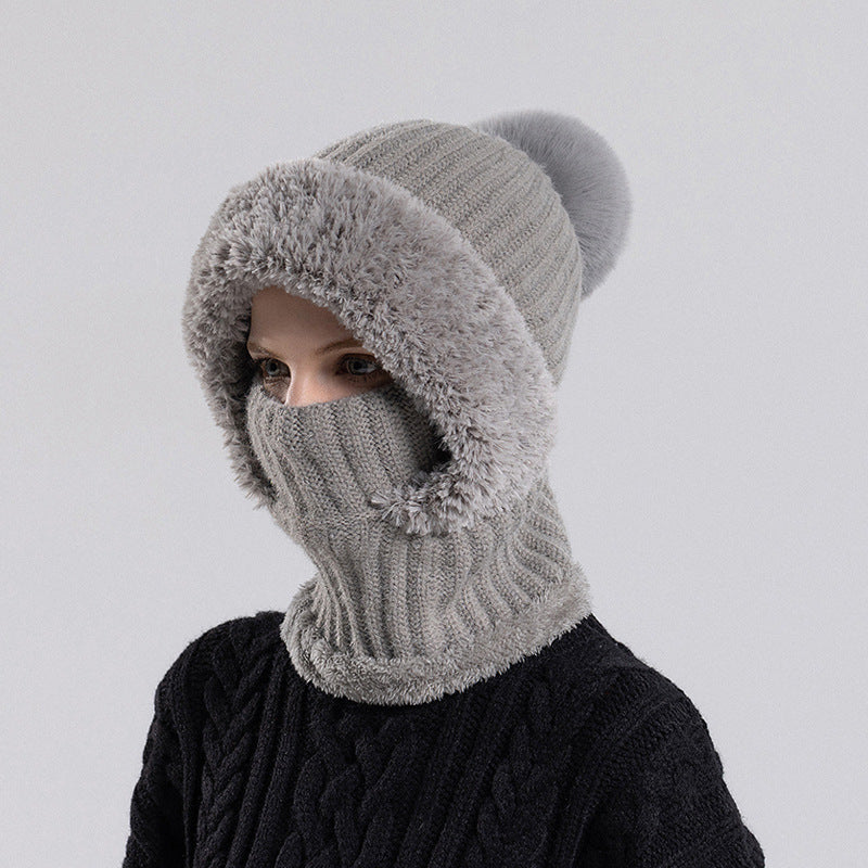 Pandaize 3-in-1 Winter Hat Scarf Mask Set - Fleece Lined
