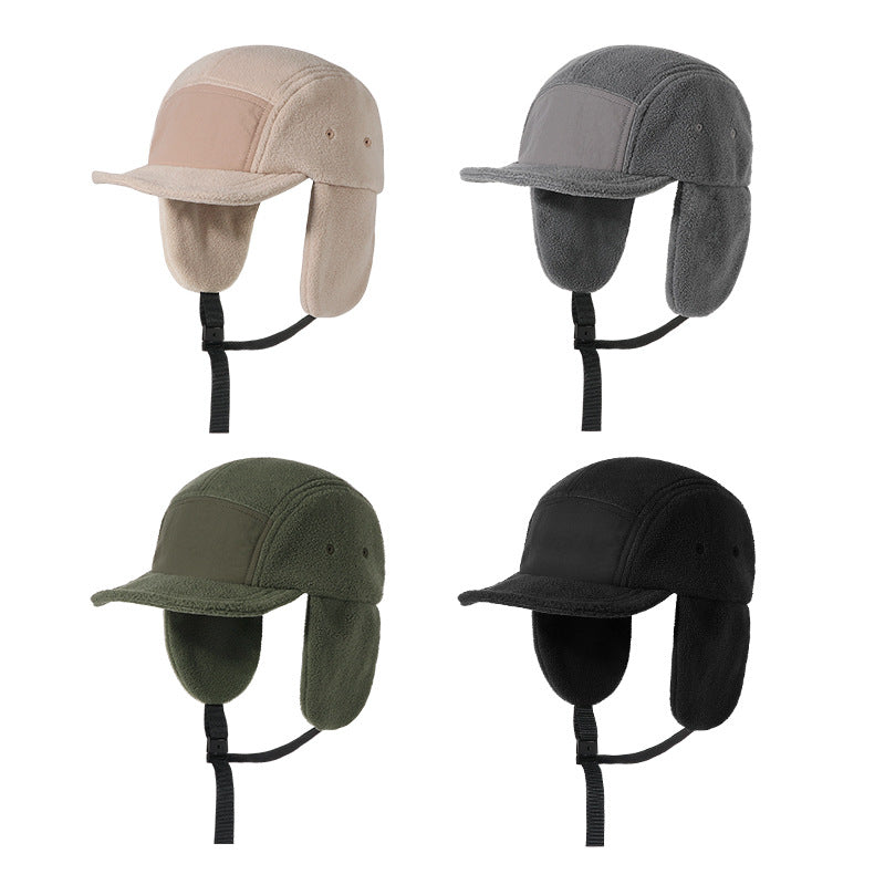 Warm Fleece Baseball Cap with Ear Protection