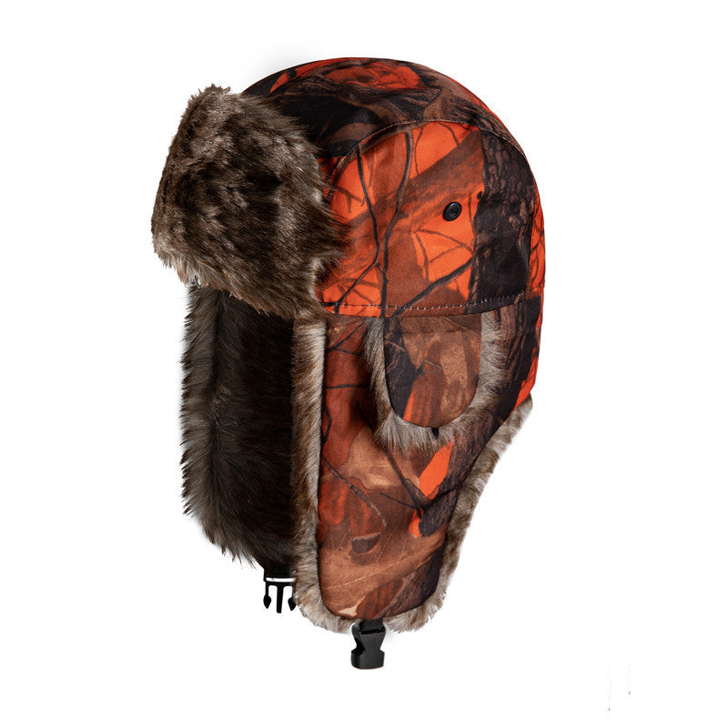 Camouflage Lei Feng Hat: Warm Ear Protection