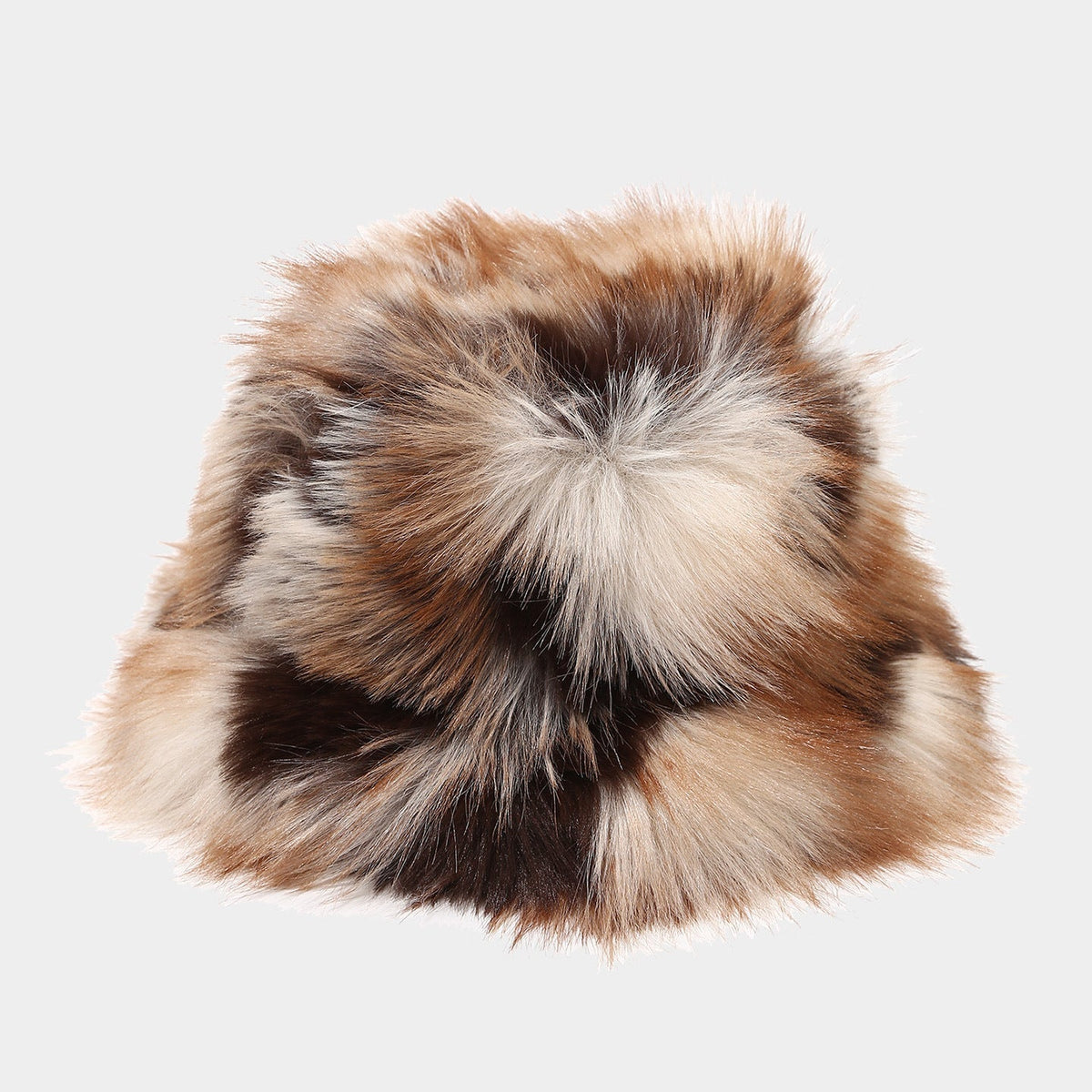 Chunky Faux Fur Bucket Hat - Cozy Winter Style
