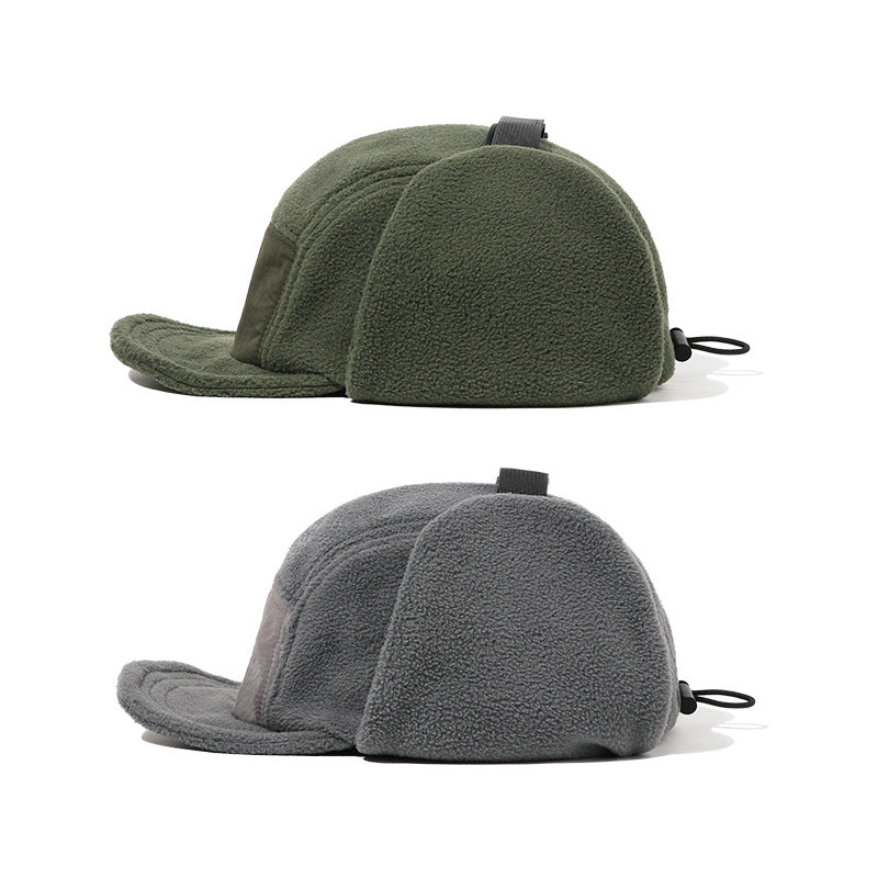 Warm Fleece Baseball Cap with Ear Protection