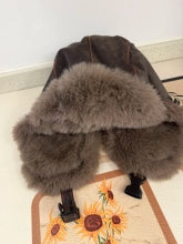 Retro Pilot Ushanka Hat - Warm Winter Earflap Cap