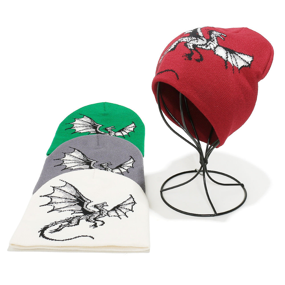 Cute Dinosaur Knit Hat - Cozy Winter Beanie