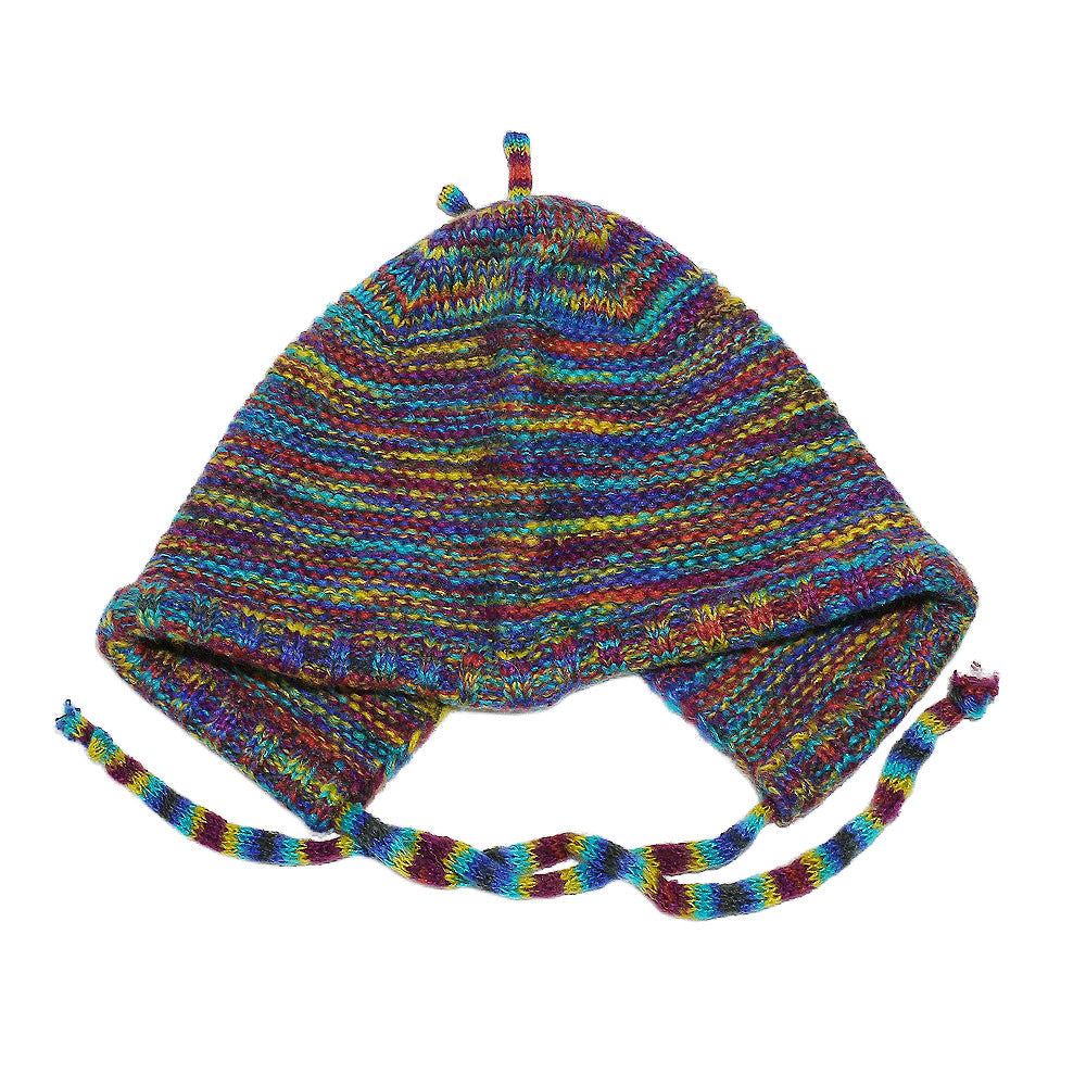 Rainbow Gradient Knit Beanie - Cozy Winter Hat