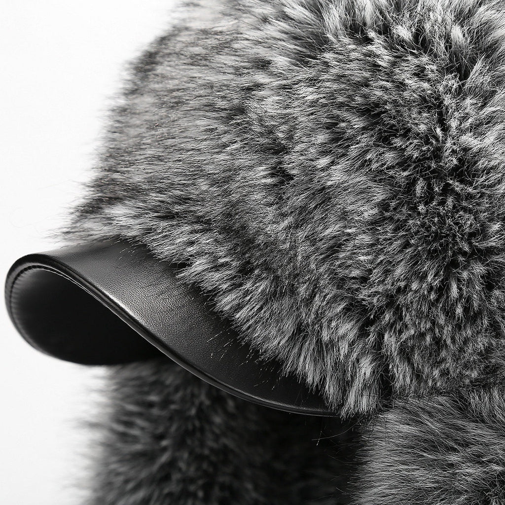 Luxury Leather Ushanka Hat - Women's Ski & Winter Style