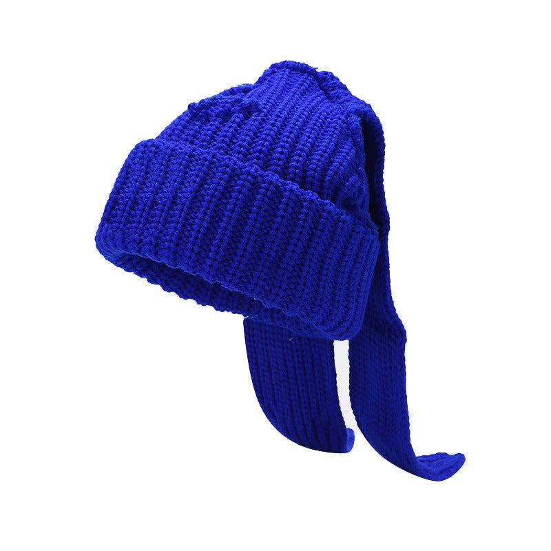 Cute Rabbit Ear Knit Hat for Cozy Winter Warmth